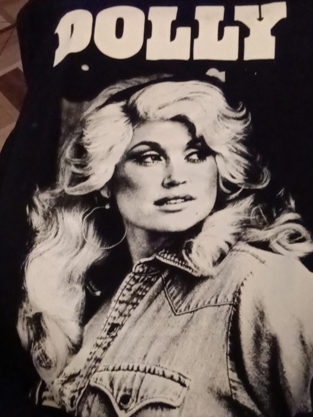 POLLY Graphic Tee in Black and White